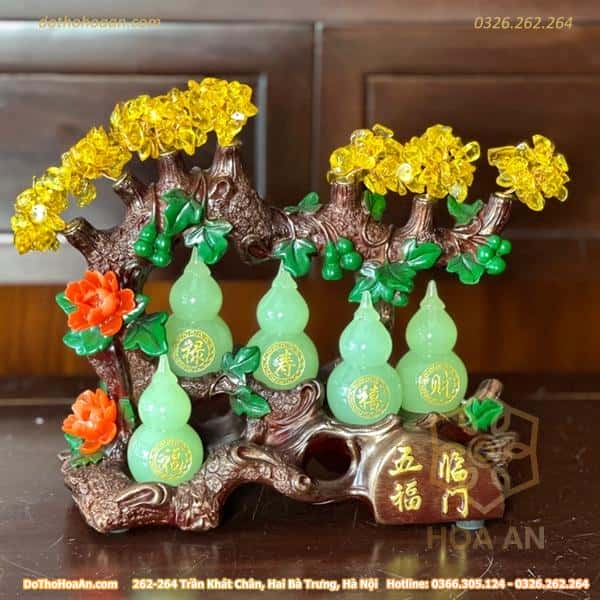 Ngũ Hồ Lô Bột Đá Ngọc Phong Thủy3 Ngũ Hồ Lô Bột Đá Ngọc Phong Thủy3