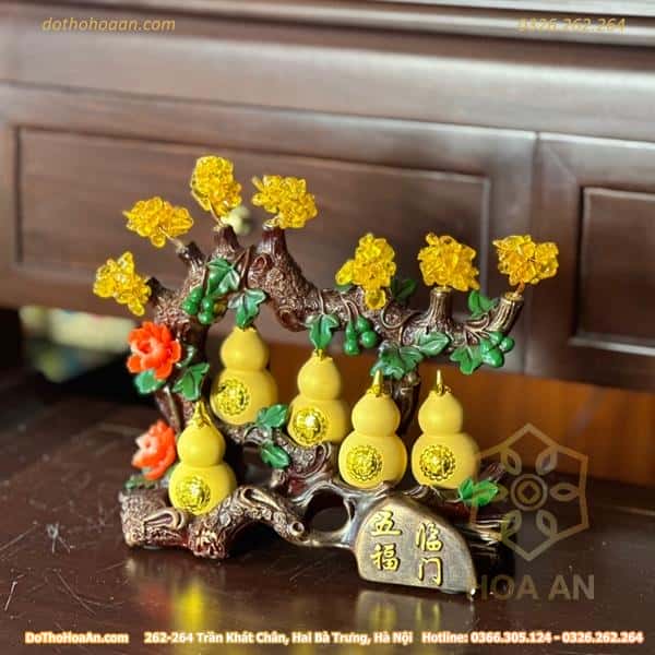 Ngũ Hồ Lô Vàng Kim Phong Thủy1