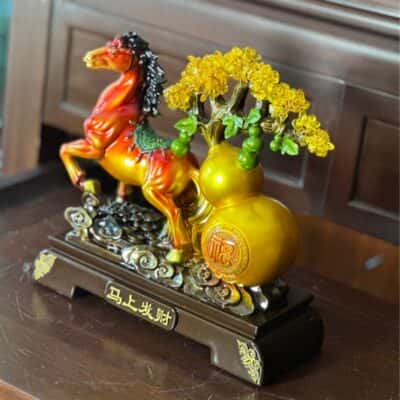 Ngựa Kéo Hồ Lô Phong Thủy1