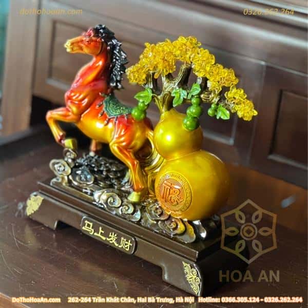 Ngựa Kéo Hồ Lô Phong Thủy1