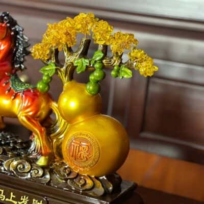 Ngựa Kéo Hồ Lô Phong Thủy3