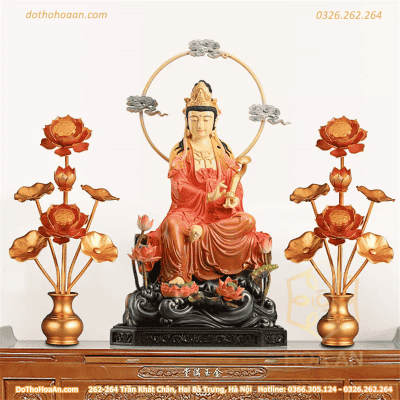 Bình Hoa Sen Đồng Đài Loan
