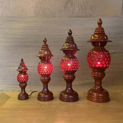Đèn Thờ Gỗ Hương