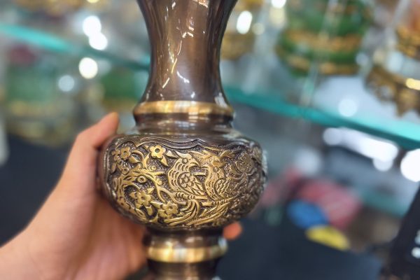 Lọ Hoa Đồng Hun Phình Cúc