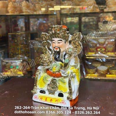 Tượng Thần Phát/ Tượng Thần Tiền Triệu Công Minh Sứ Dát Kim
