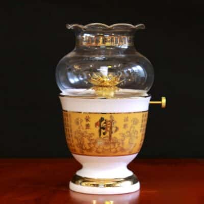 Đèn Dầu Sứ Bát Nhã Tâm Kinh