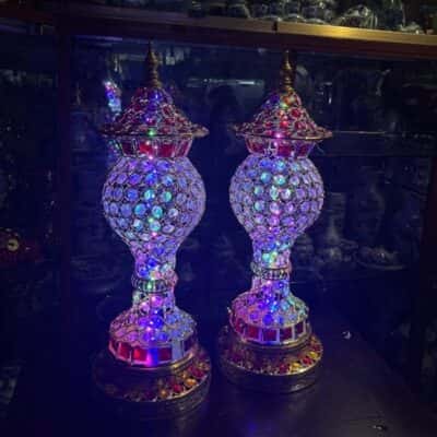 Đèn Thờ Chóp Thân Pha Lê3