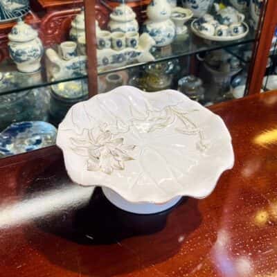 Mâm Bồng Thờ Sứ Liên Hoa Trắng1