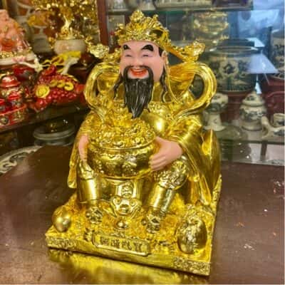 Tượng Thần Phát/ Triệu Công Minh Dát Vàng1