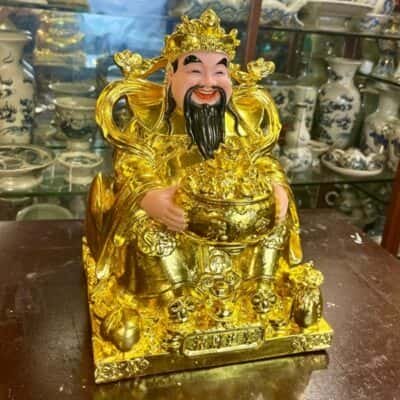 Tượng Thần Phát/ Triệu Công Minh Dát Vàng2