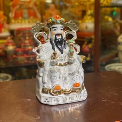 Tượng Thần Phát/ Tượng Thần Tiền Triệu Công Minh Sứ Trắng1