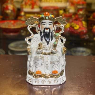 Tượng Thần Phát/ Tượng Thần Tiền Triệu Công Minh Sứ Trắng2