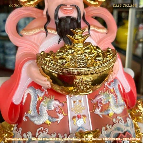 Tượng Thần Tiền Thiềm Thừ Bột Đá Đỏ3 Tượng Thần Tiền Thiềm Thừ Bột Đá Đỏ3