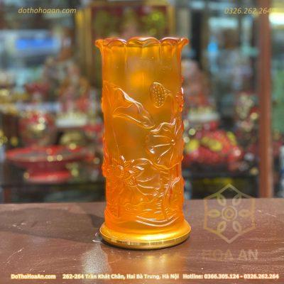 Ống Hương Lưu Ly Bọc Đồng