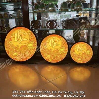 Đèn Hào Quang Tranh Trúc Chỉ Chữ Phúc3