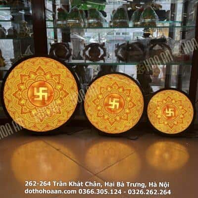 Đèn Hào Quang Tranh Trúc Chỉ Chữ Vạn2