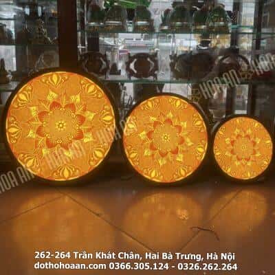 Đèn Hào Quang Tranh Trúc Chỉ Mandala