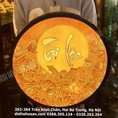 Đèn Hào Quang Tranh Trúc Chỉ Tài Lộc