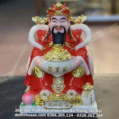Tượng Thần Tiền/ Thần Phát Phú Quý Đỏ