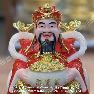 Tượng Thần Tiền/ Thần Phát Phú Quý Đỏ