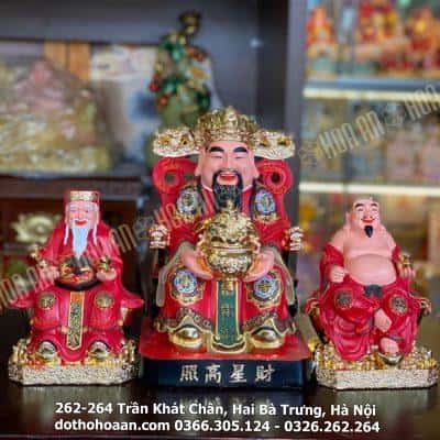 Tượng Thần Phát/ Tượng Thần Tiền Triệu Công Minh Composite Đỏ3