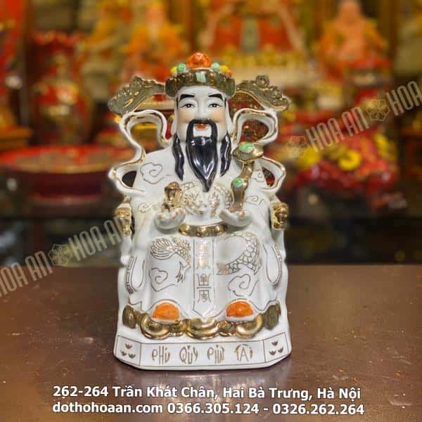 tuong-than-phat-tuong-than-tien-trieu-cong-minh-su-trang-cao-25cm(variation) Tượng Thần Phát/ Tượng Thần Tiền Triệu Công Minh Sứ Trắng
