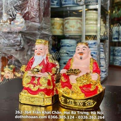 Tượng Thần Tài Thổ Địa Hồng Kông Đỏ2