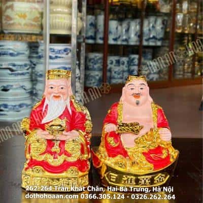 Tượng Thần Tài Thổ Địa Hồng Kông Đỏ3