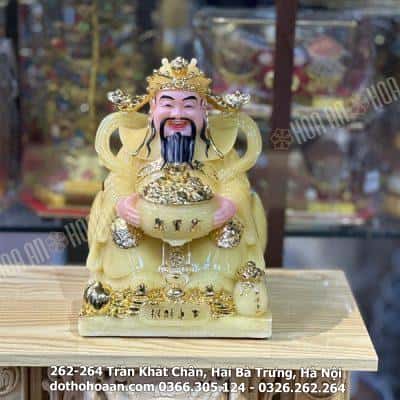 Tượng Thần Tiền/ Thần Phát Phú Quý Vàng