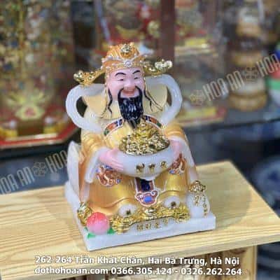 Tượng Thần Tiền/ Thần Phát Phú Quý Vàng Cam3