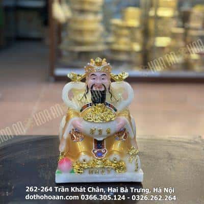 Tượng Thần Tiền/ Thần Phát Phú Quý Vàng Cam4