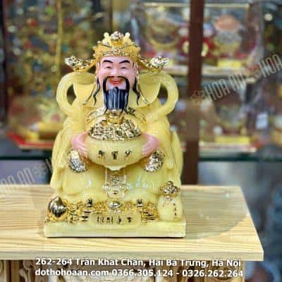 Tượng Thần Tiền/ Thần Phát Phú Quý Vàng1