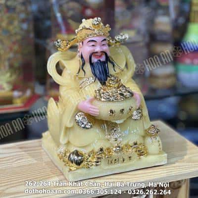 Tượng Thần Tiền/ Thần Phát Phú Quý Vàng3