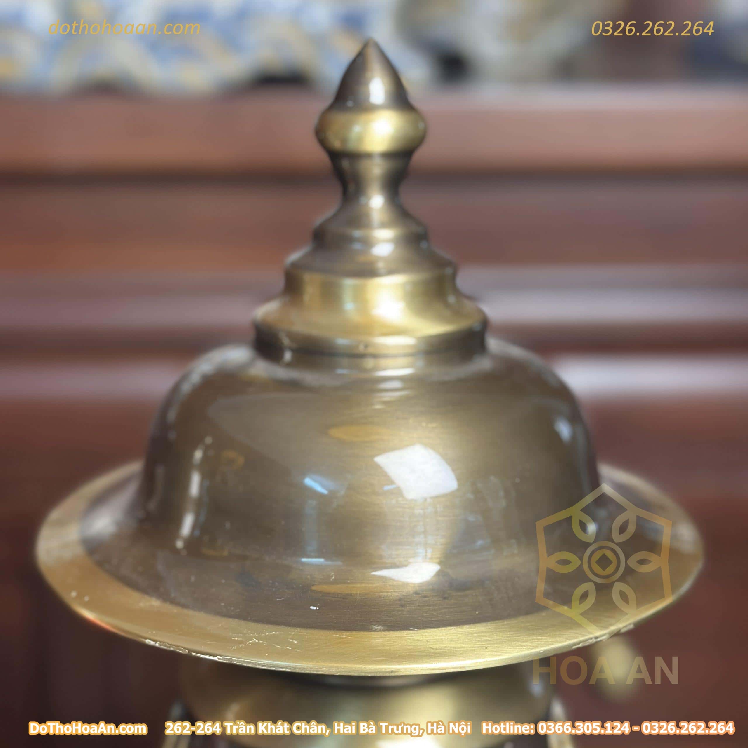 Đèn Thờ Quả Dứa Đồng Hun (11) Đèn Thờ Quả Dứa Đồng Hun
