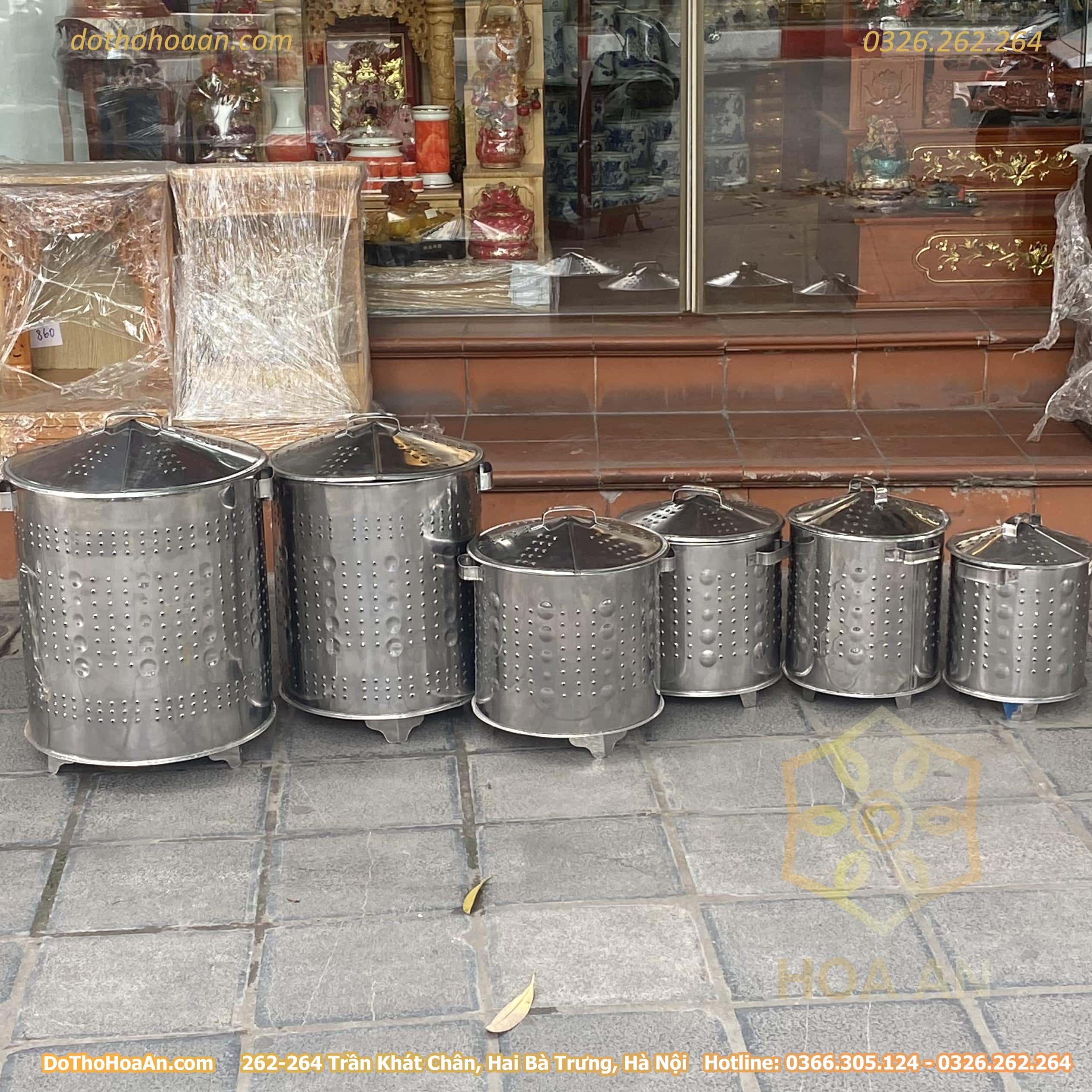 Lò Hóa Vàng Inox Tròn Dày (3) Lò Hóa Vàng Inox Tròn Dày
