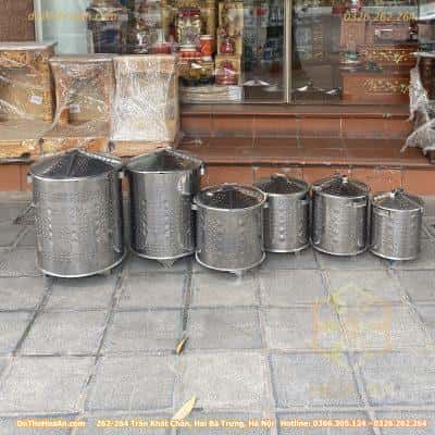 Lò Hóa Vàng Inox Tròn Dày