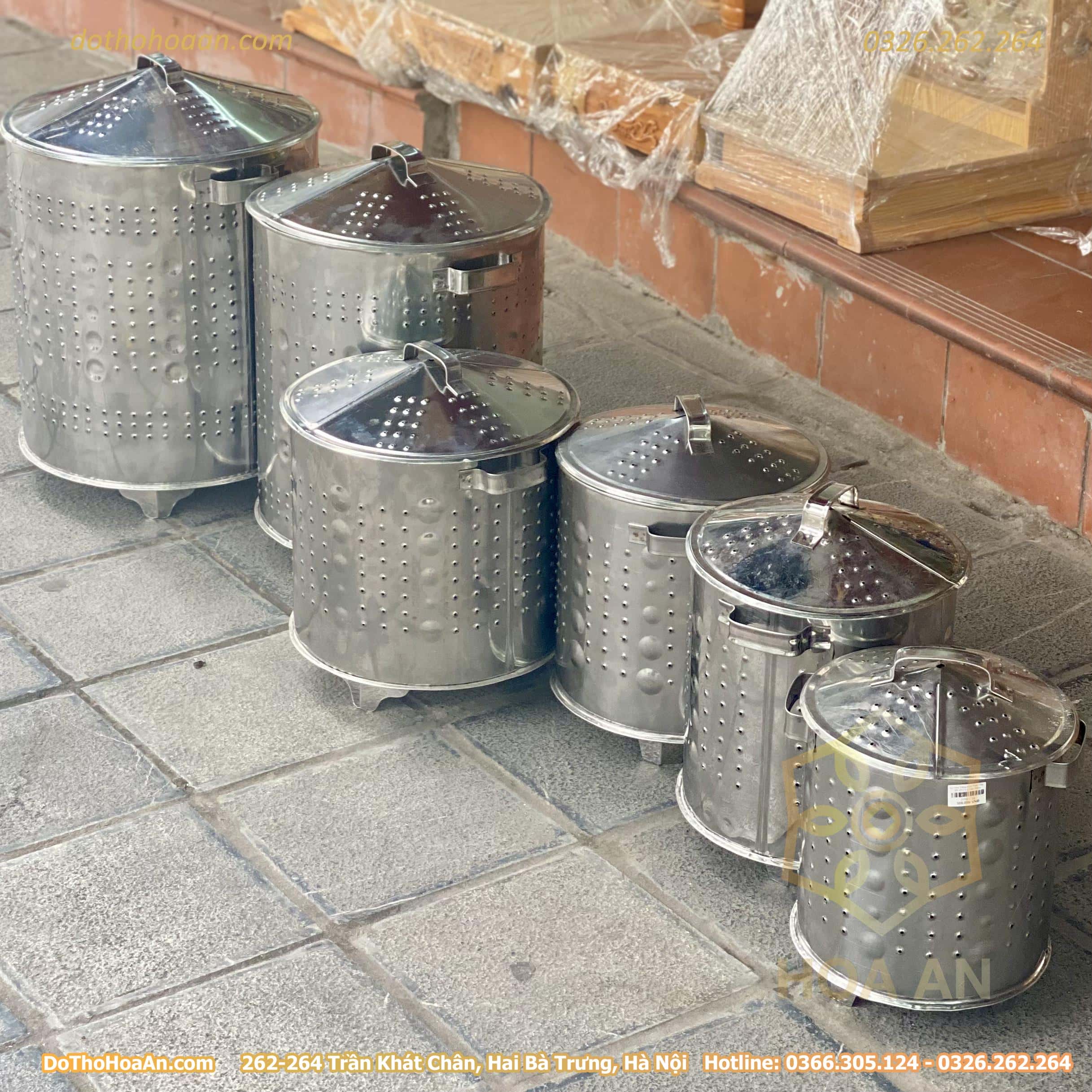 Lò Hóa Vàng Inox Tròn Dày (5) Lò Hóa Vàng Inox Tròn Dày