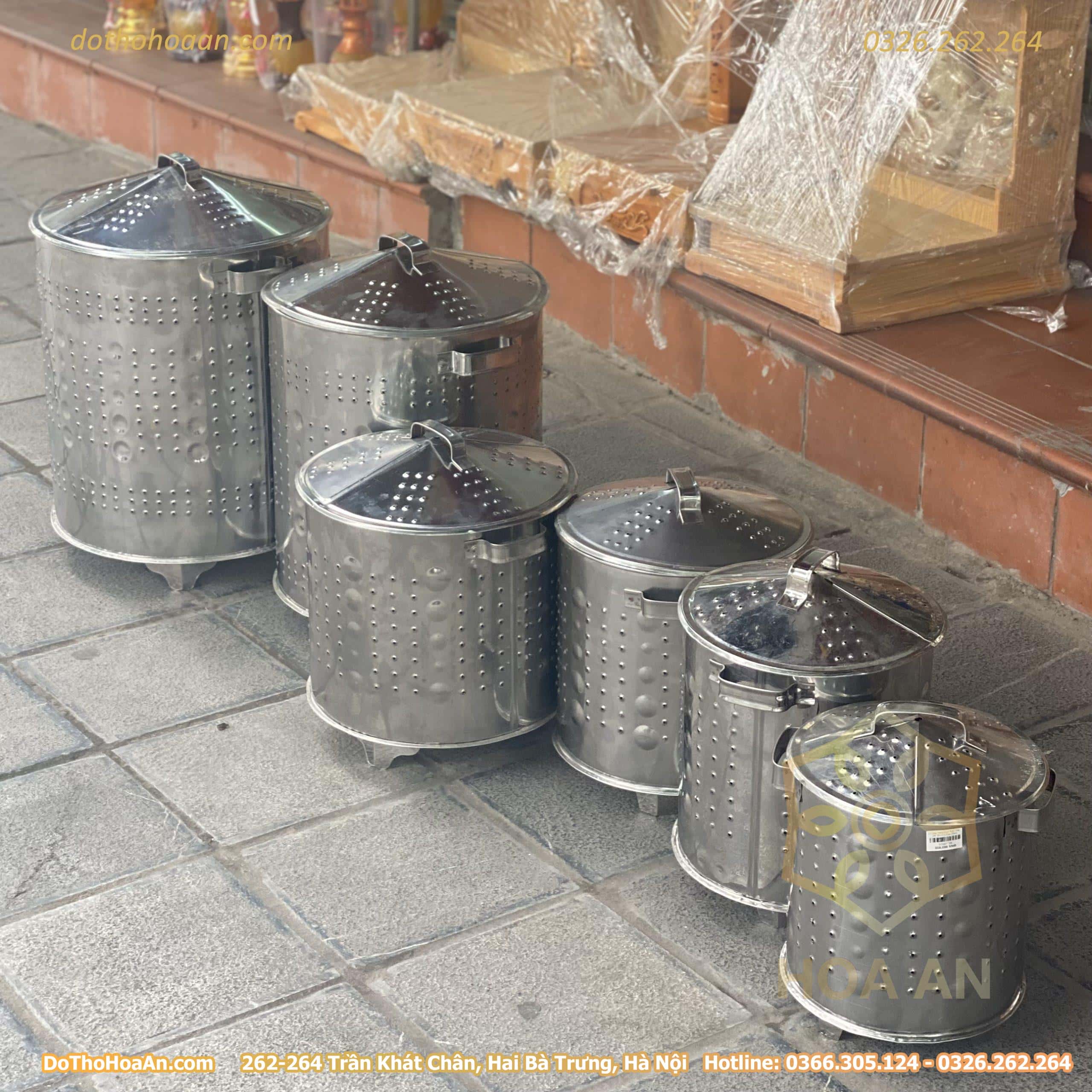 Lò Hóa Vàng Inox Tròn Dày (6) Lò Hóa Vàng Inox Tròn Dày