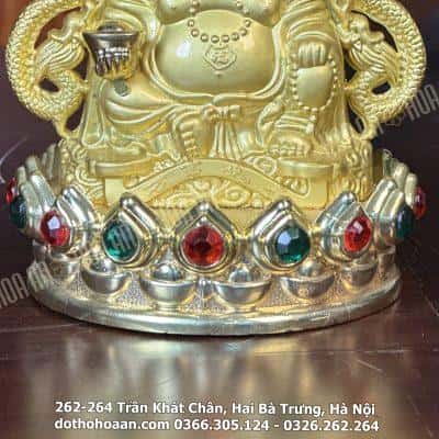 Tượng Phật Di Lặc Song Long Để Ô Tô-Bàn Làm Việc