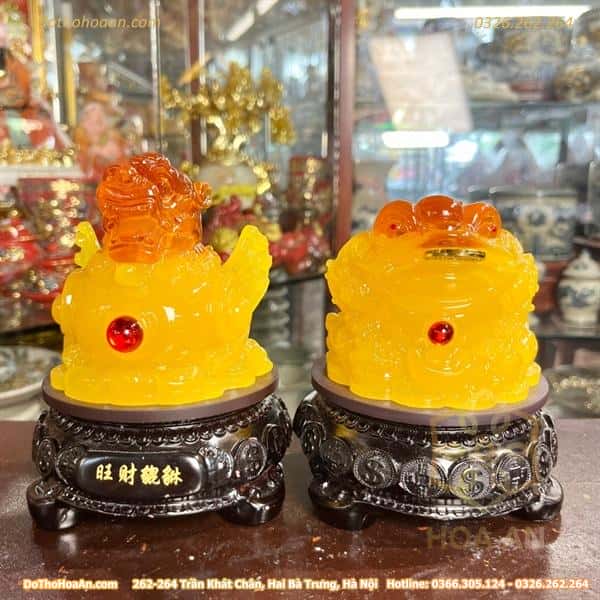 Cặp Cóc Thiền Thừ Và Tỳ Hưu Đế Xoay Vàng Cặp Cóc Thiền Thừ Và Tỳ Hưu Đế Xoay Vàng