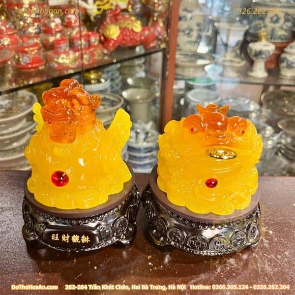 Cặp Cóc Thiền Thừ Và Tỳ Hưu Đế Xoay Vàng1 Cặp Cóc Thiền Thừ Và Tỳ Hưu Đế Xoay Vàng1