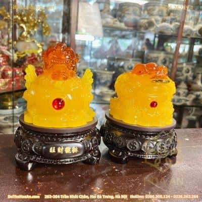 Cặp Cóc Thiền Thừ Và Tỳ Hưu Đế Xoay Vàng3