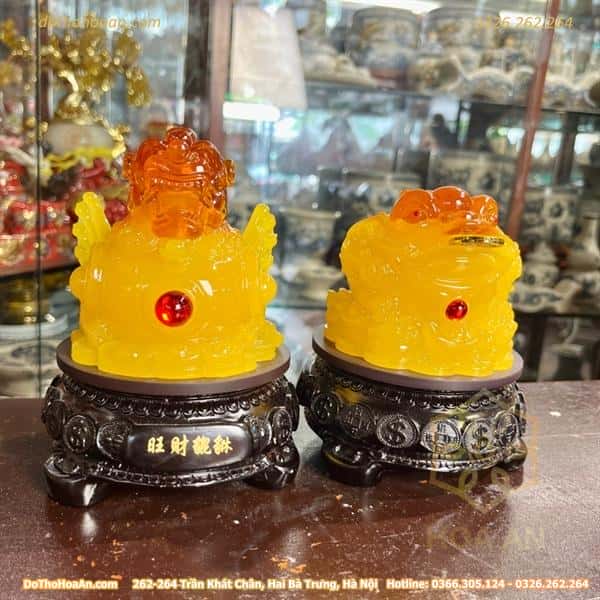 Cặp Cóc Thiền Thừ Và Tỳ Hưu Đế Xoay Vàng3 Cặp Cóc Thiền Thừ Và Tỳ Hưu Đế Xoay Vàng3