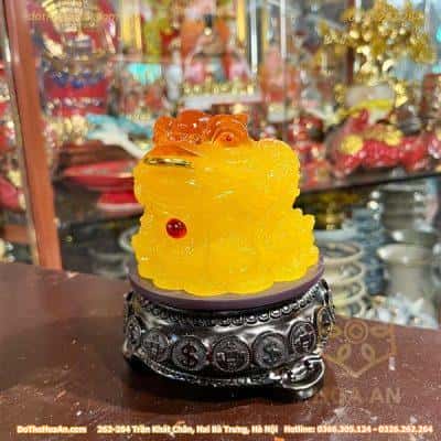 Cóc/Thiềm Thừ Phong Thuỷ Đế Xoay Vàng1