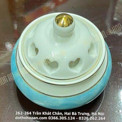 Đốt Trầm Sứ Vân Đá Xanh1
