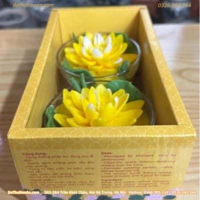 Nến Bơ Hoa Sen Tịnh Tâm 24h2