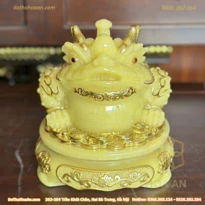 Cóc Thiềm Thừ Đá Vàng Thạch Anh