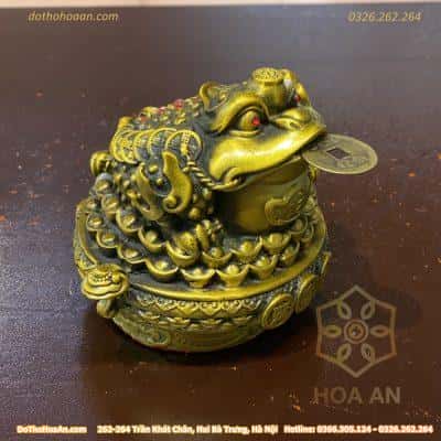 Cóc Thiềm Thừ Đồng Hũ Tài Lộc