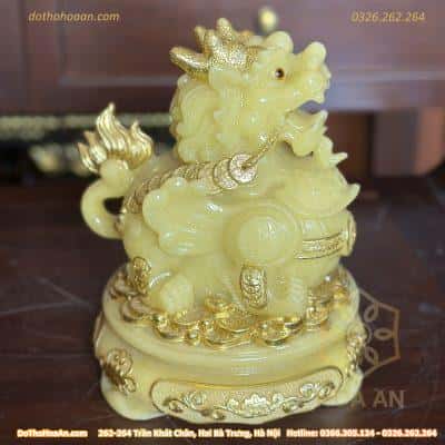 Tỳ Hưu Đá Vàng Thạch Anh