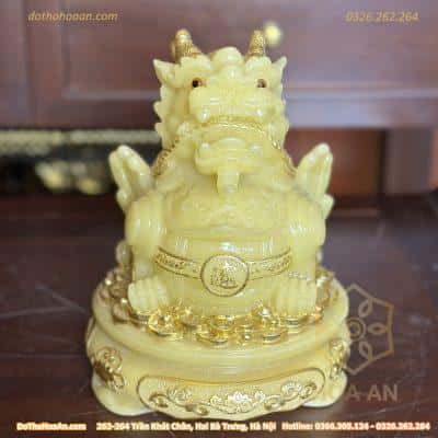 Tỳ Hưu Đá Vàng Thạch Anh